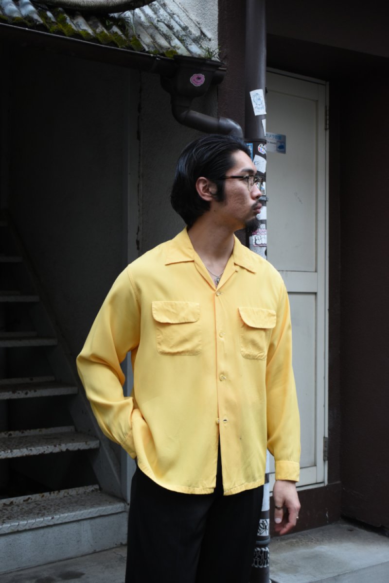 画像21: 50's TOWNCRAFT open collar shirt (21)