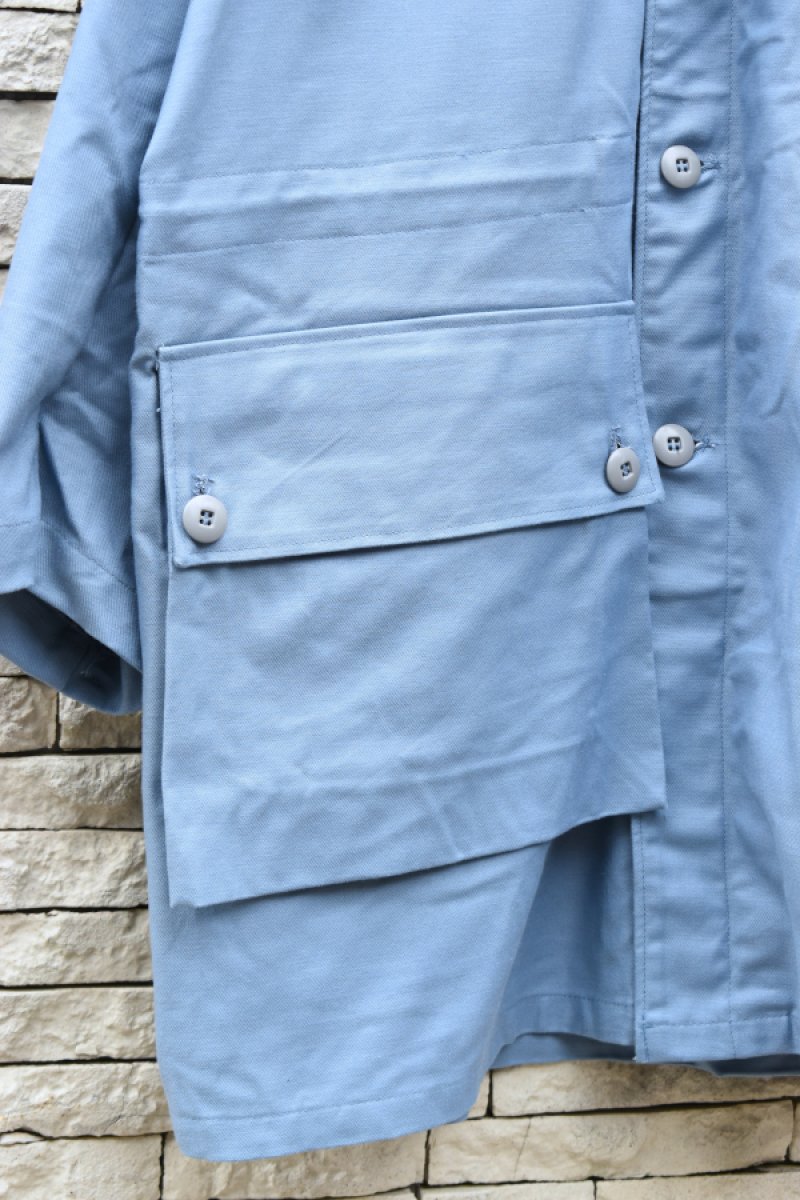 画像11: [DEADSTOCK] SWEDISH ARMY "CIVILFORSVARET " M-59 field coat with liner (11)