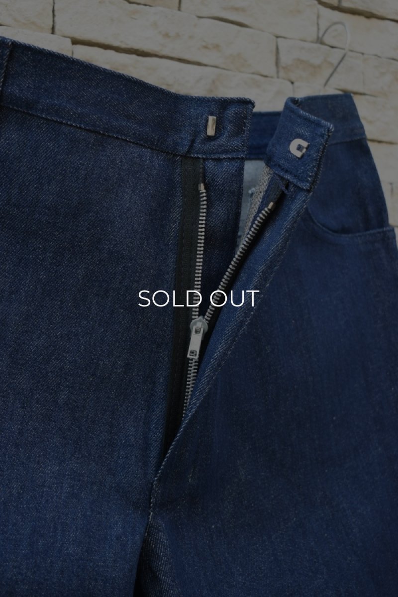 画像5: [DEADSTOCK] ITALIAN MILITARY denim work pants (5)