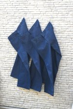 画像1: [DEADSTOCK] ITALIAN MILITARY denim work pants (1)
