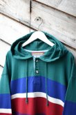 画像2: [DEADSTOCK] 90's COLUMBIAKNIT rugby hoodie -MADE IN USA- (2)