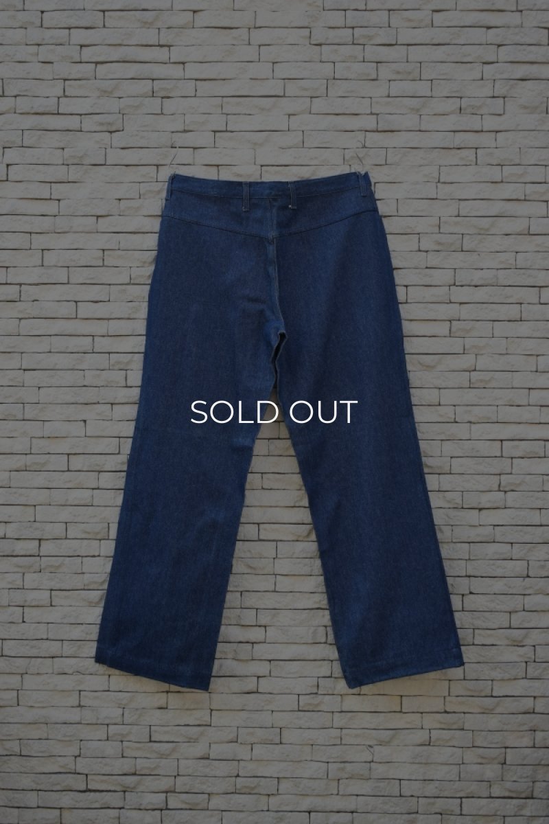 画像15: [DEADSTOCK] ITALIAN MILITARY denim work pants (15)