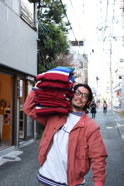 画像2: [DEADSTOCK] 90's COLUMBIAKNIT rugby hoodie -MADE IN USA-