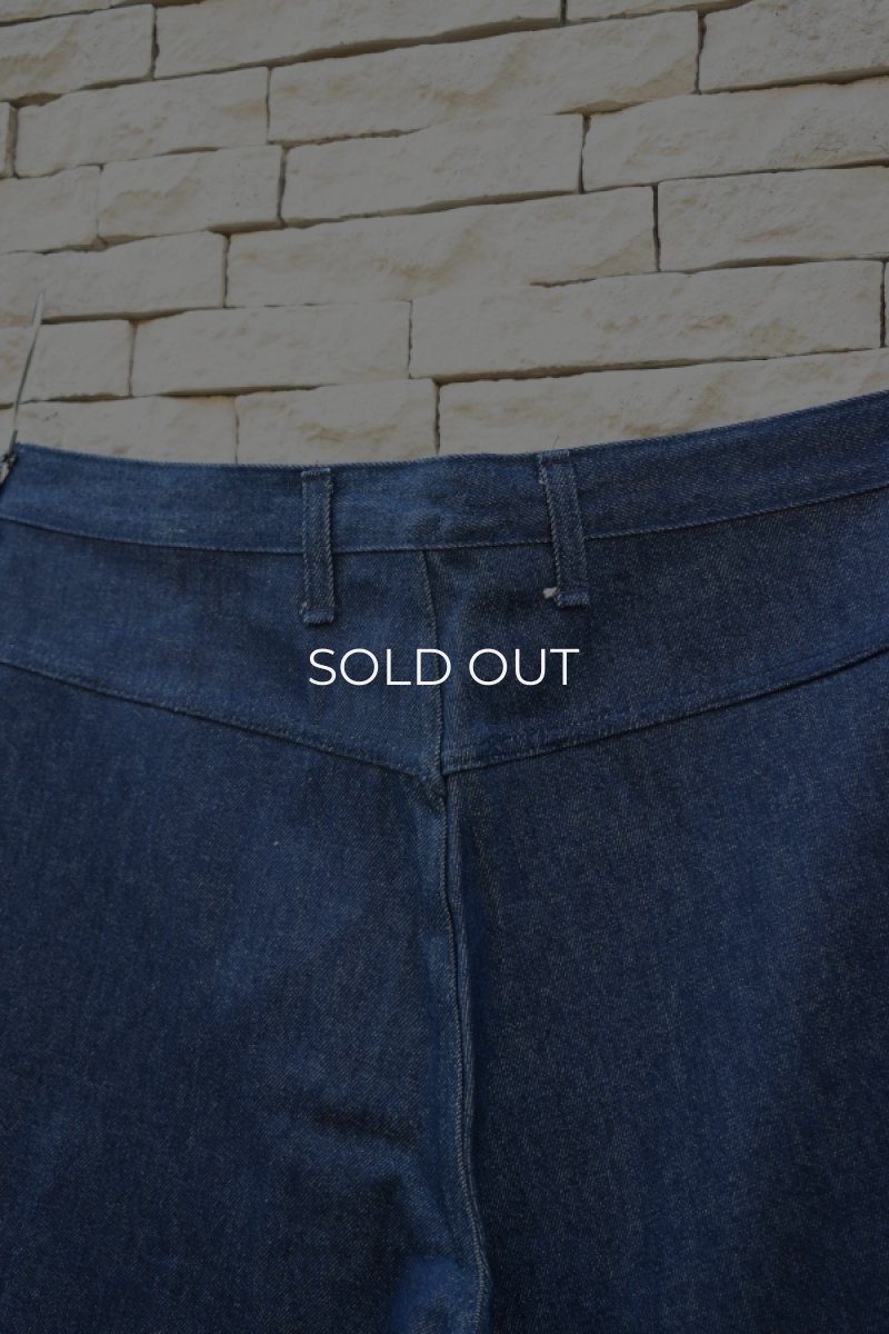 画像16: [DEADSTOCK] ITALIAN MILITARY denim work pants (16)