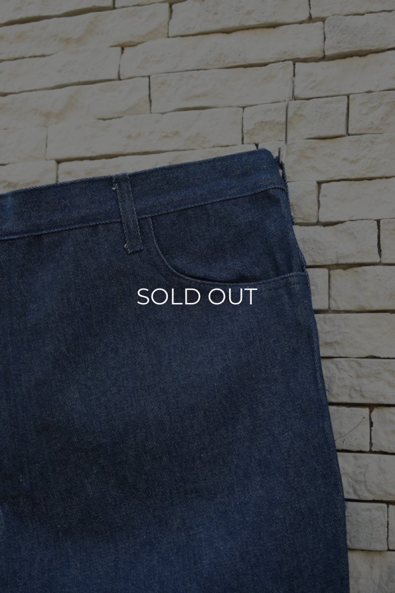 画像4: [DEADSTOCK] ITALIAN MILITARY denim work pants (4)