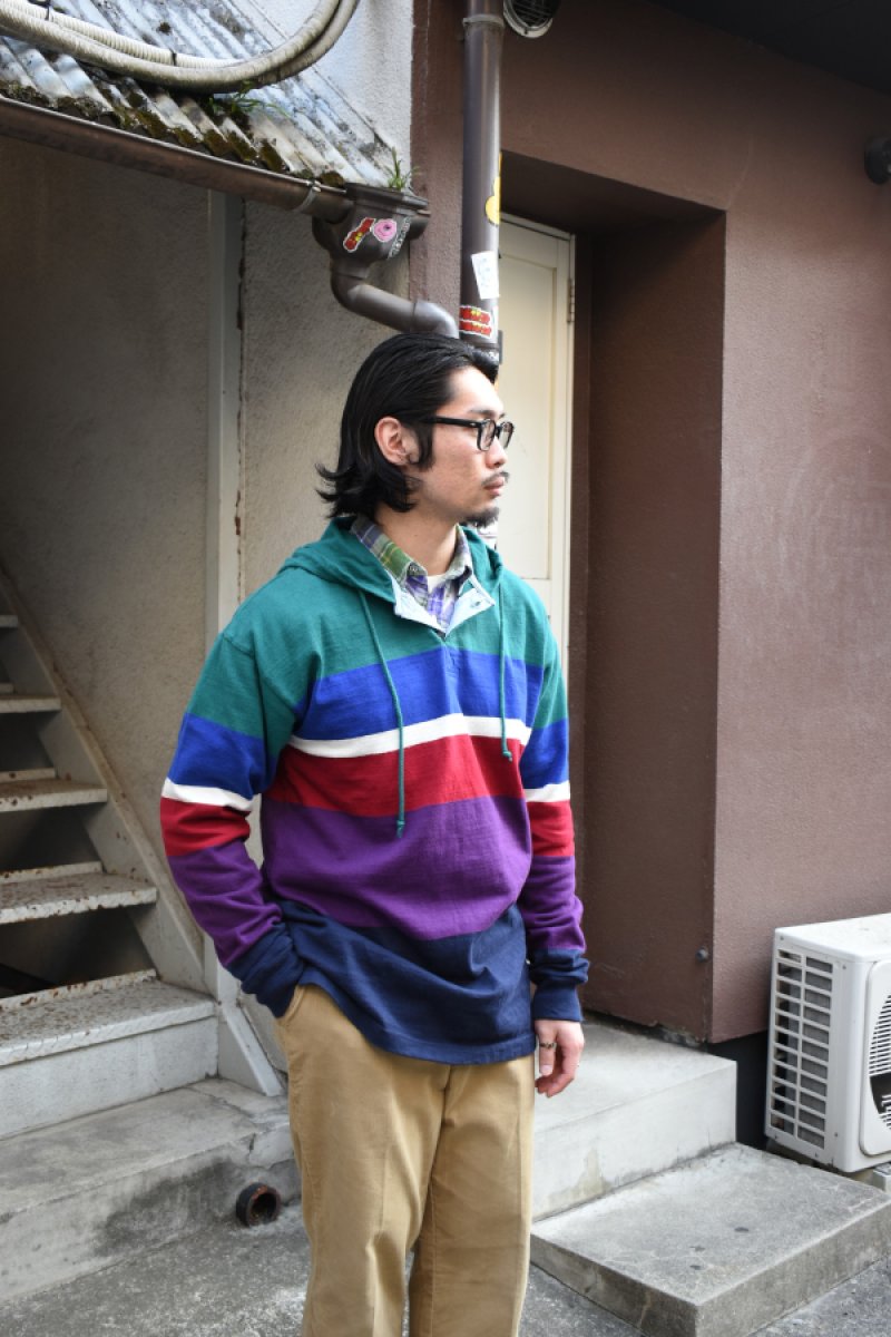 画像14: [DEADSTOCK] 90's COLUMBIAKNIT rugby hoodie -MADE IN USA- (14)