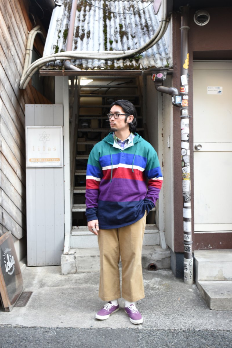 画像13: [DEADSTOCK] 90's COLUMBIAKNIT rugby hoodie -MADE IN USA- (13)