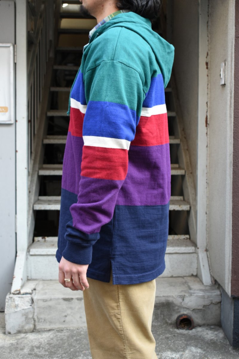 画像15: [DEADSTOCK] 90's COLUMBIAKNIT rugby hoodie -MADE IN USA- (15)