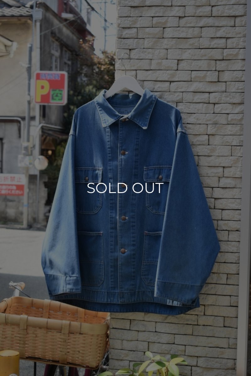 画像1: 80's BIG MAC denim chore jacket  (1)