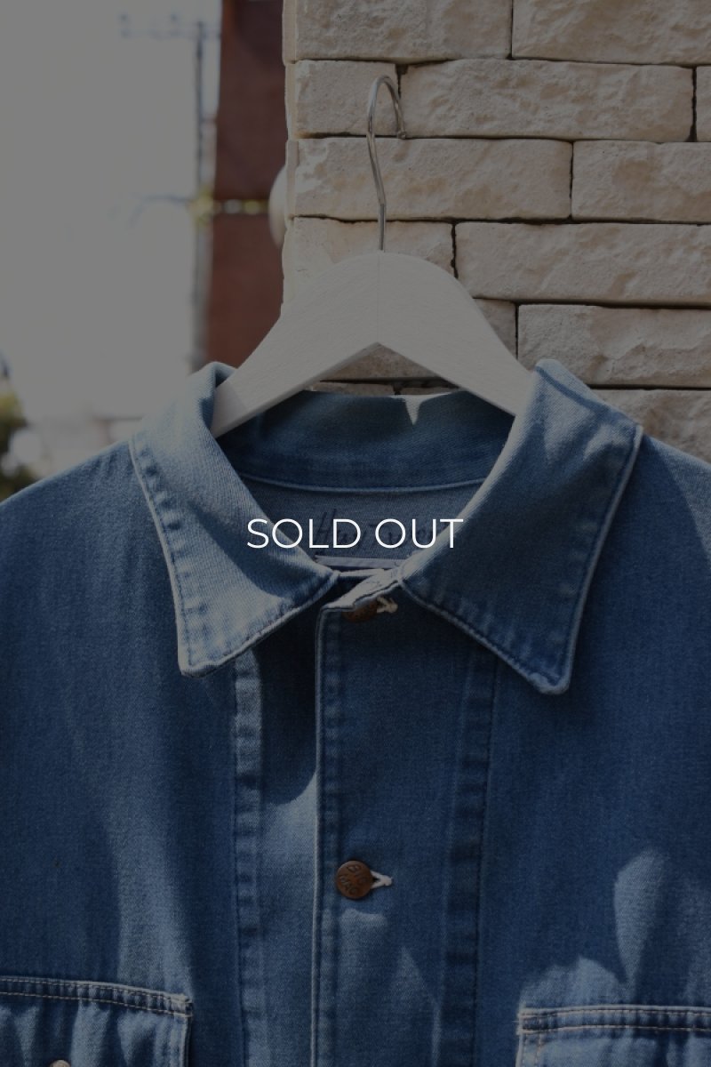 画像2: 80's BIG MAC denim chore jacket  (2)