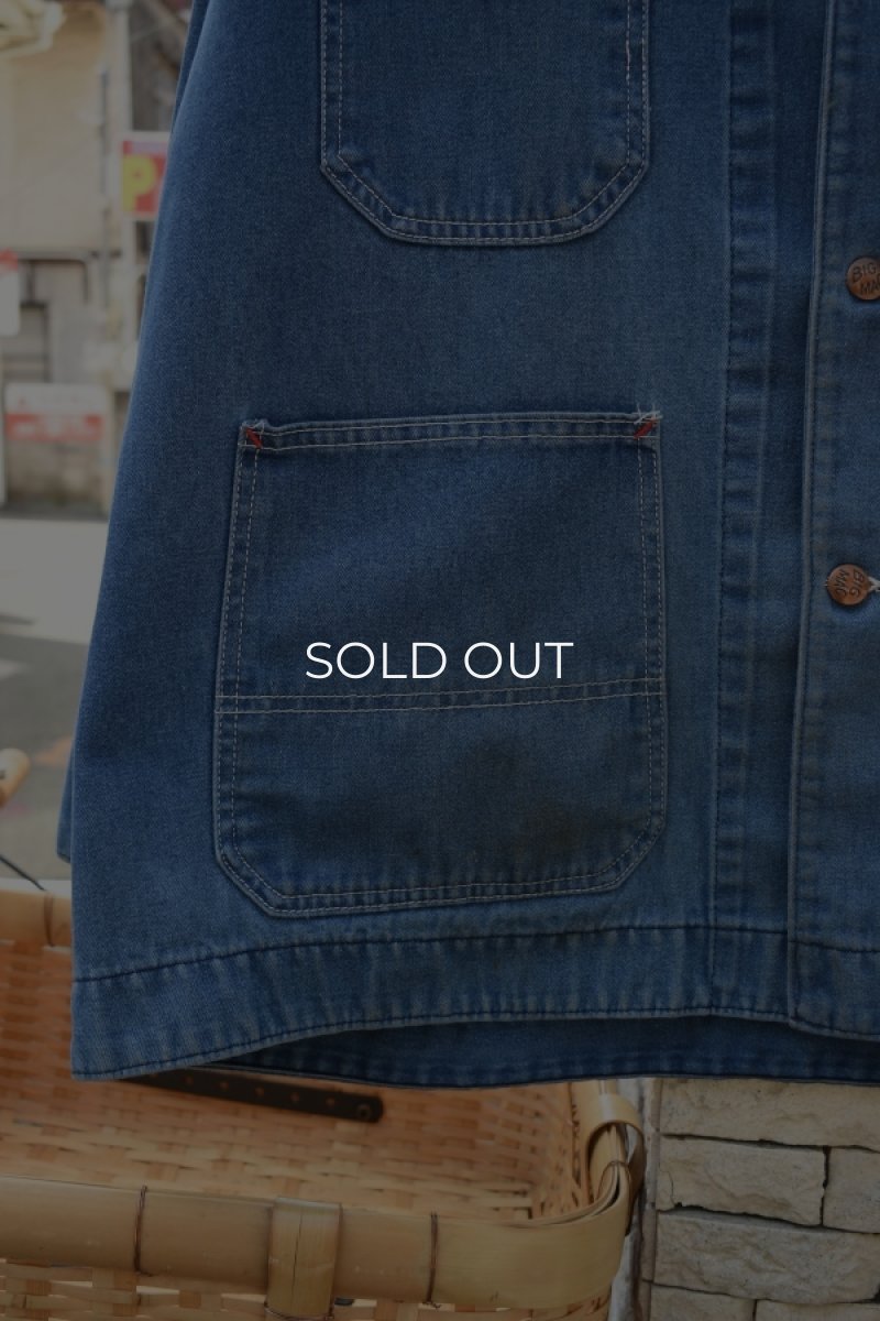 画像9: 80's BIG MAC denim chore jacket  (9)