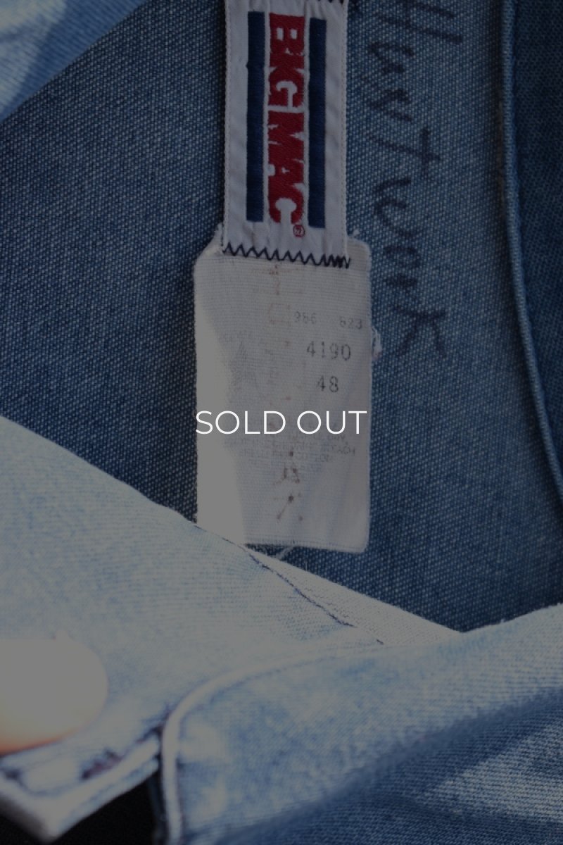 画像4: 80's BIG MAC denim chore jacket  (4)