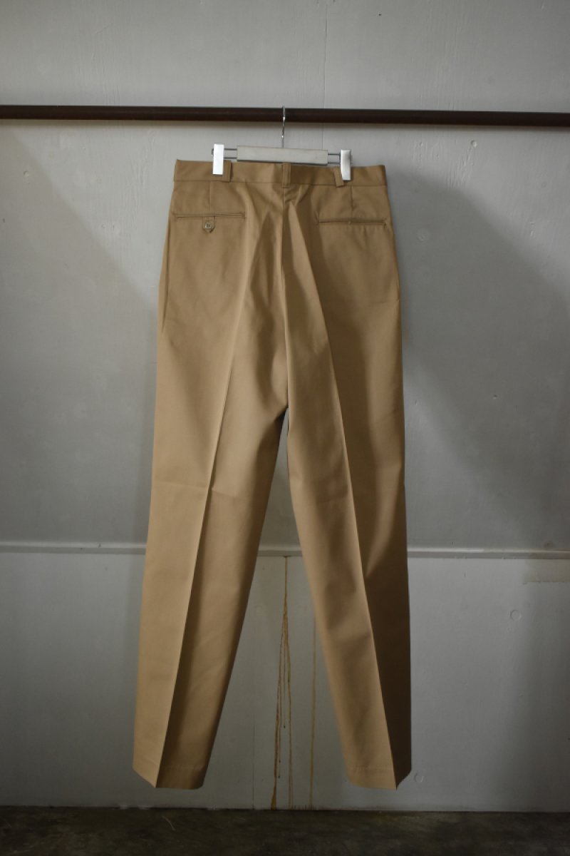 画像11: [DEADSTOCK] 70's US ARMY chino trousers -TAN445- (11)