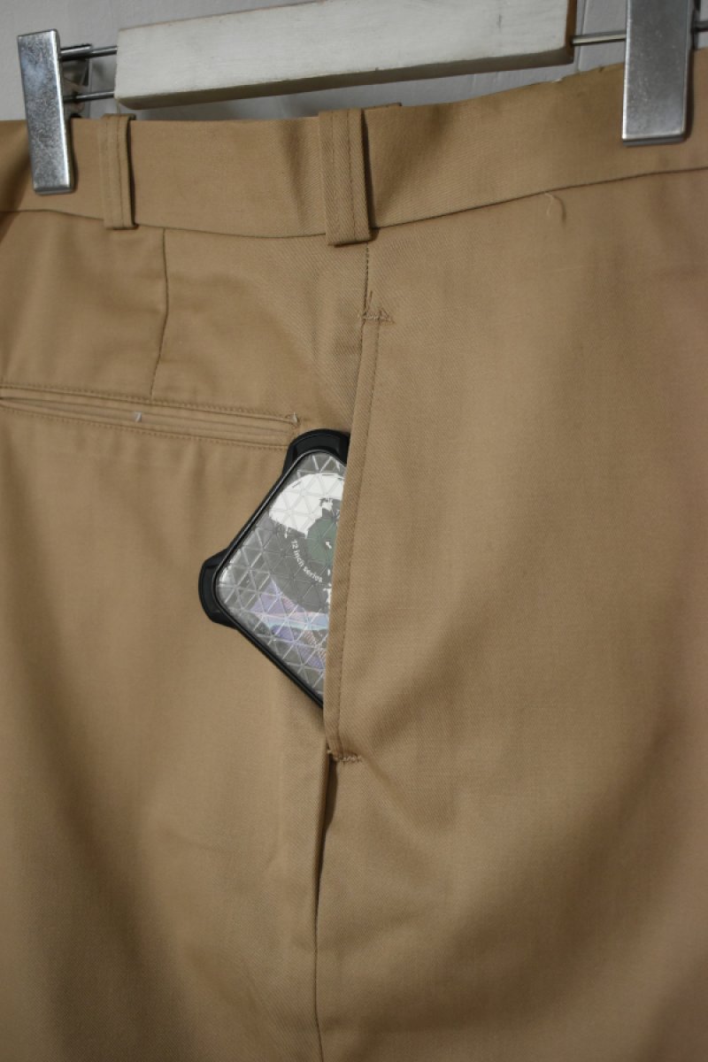 画像9: [DEADSTOCK] 70's US ARMY chino trousers -TAN445- (9)