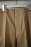 画像6: [DEADSTOCK] 70's US ARMY chino trousers -TAN445- (6)