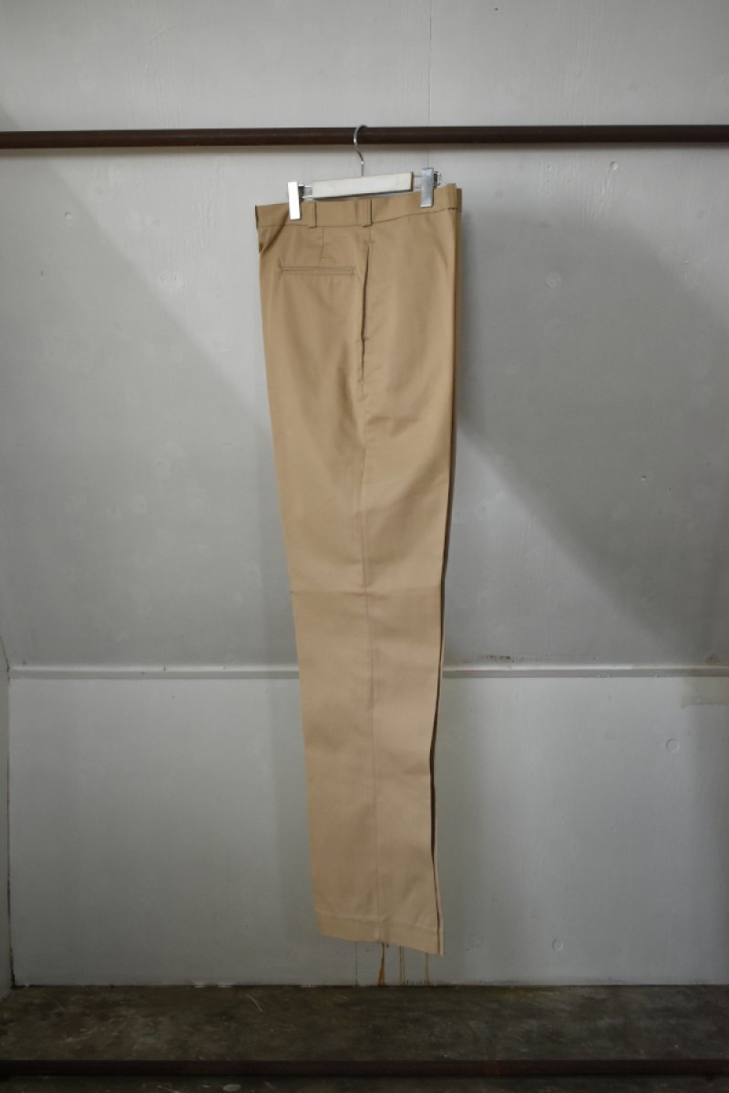 画像2: [DEADSTOCK] 70's US ARMY chino trousers -TAN445- (2)