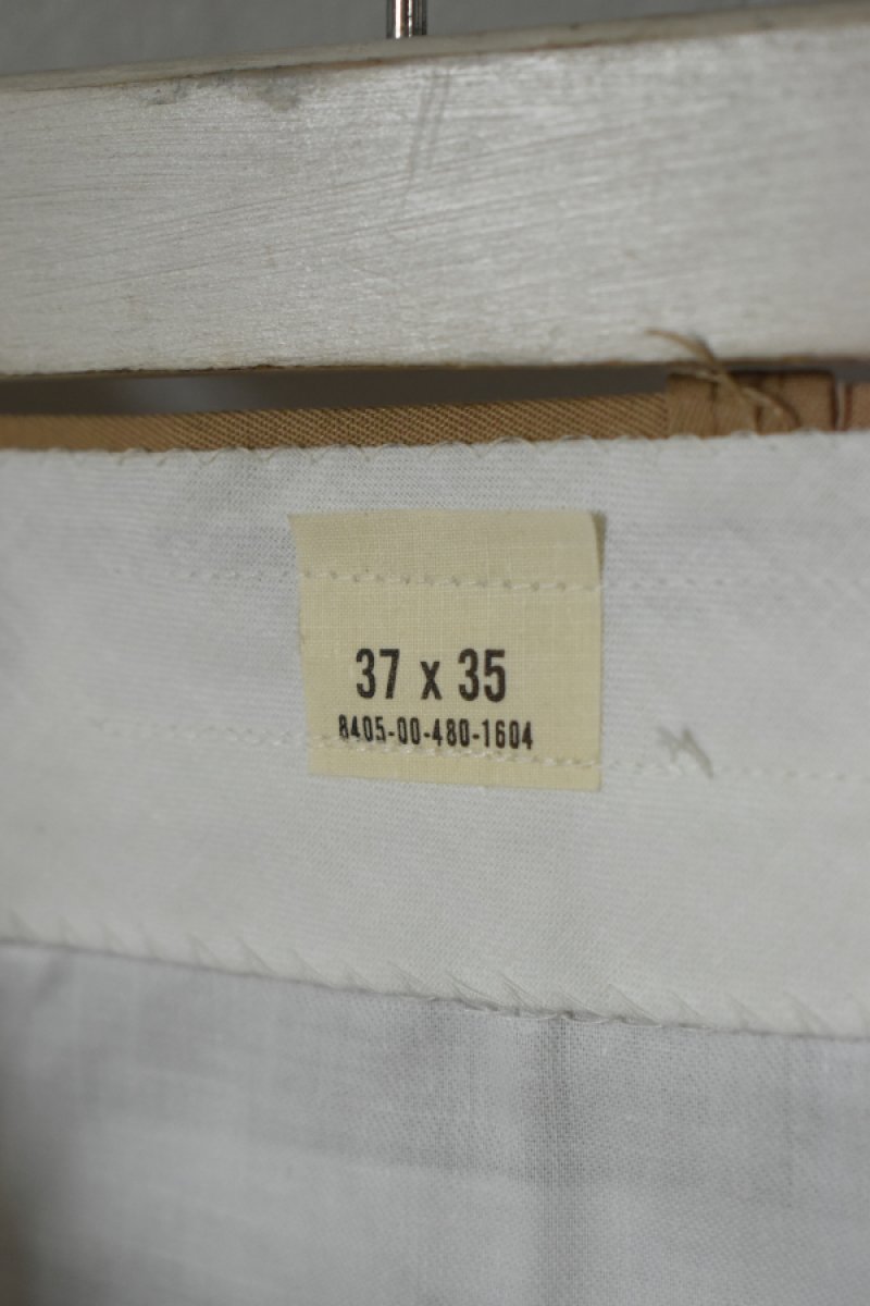 画像5: [DEADSTOCK] 70's US ARMY chino trousers -TAN445- (5)