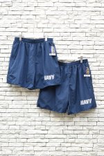 画像1: [DEADSTOCK] US NAVY physical training shorts  (1)