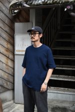 画像12: [DEADSTOCK] Cal Cru S/S RIDGE tee -MADE IN USA- (NAVY) (12)