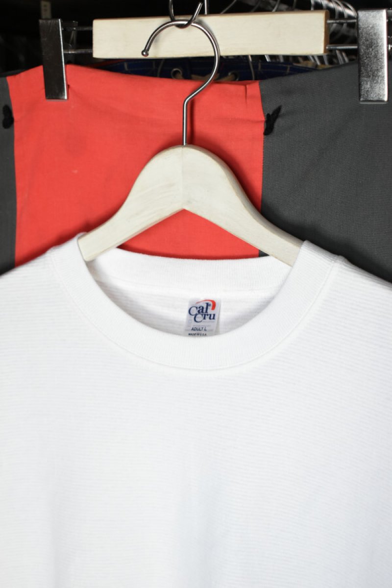 画像4: [DEADSTOCK] Cal Cru S/S RIDGE tee -MADE IN USA- (WHITE) (4)