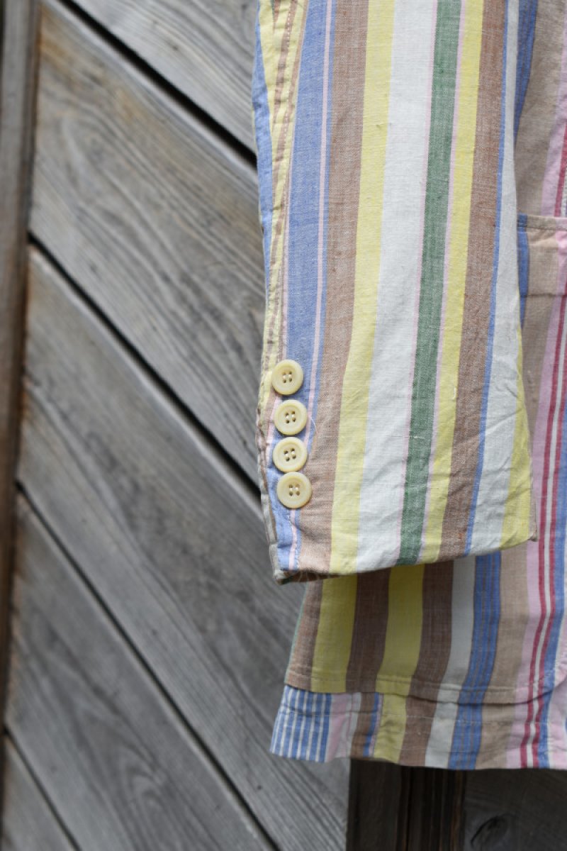 画像4: 70-80's Ralph Lauren crazy stripe tailored jacket (4)