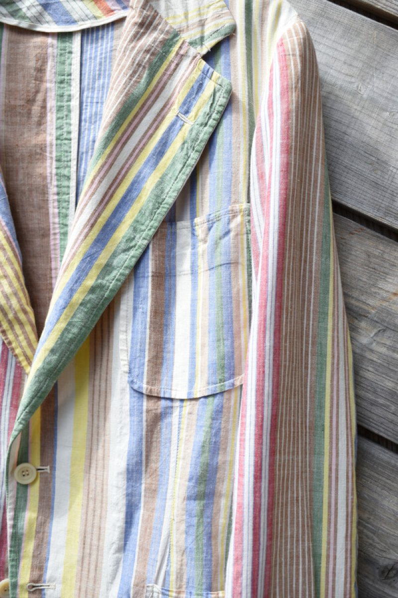 画像2: 70-80's Ralph Lauren crazy stripe tailored jacket (2)