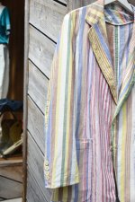 画像3: 70-80's Ralph Lauren crazy stripe tailored jacket (3)