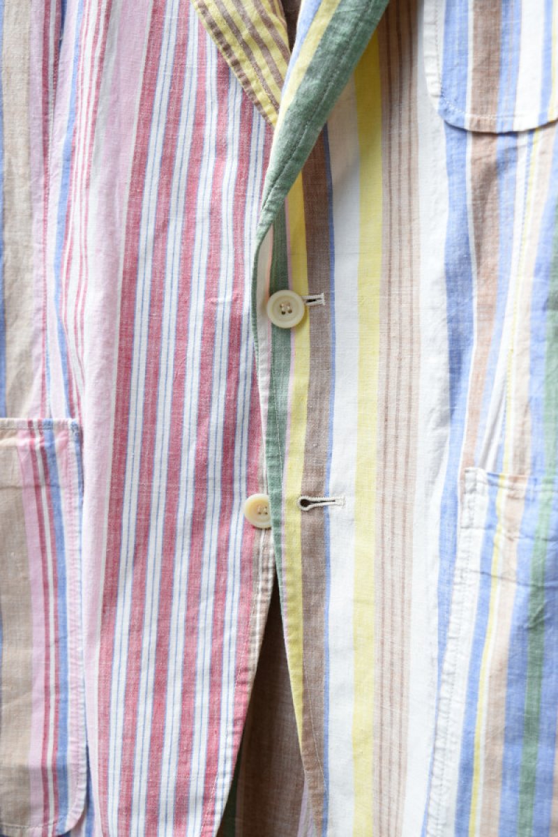 画像6: 70-80's Ralph Lauren crazy stripe tailored jacket (6)
