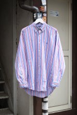 画像1: Ralph Lauren Stripe BD Shirt (1)