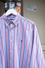 画像2: Ralph Lauren Stripe BD Shirt (2)