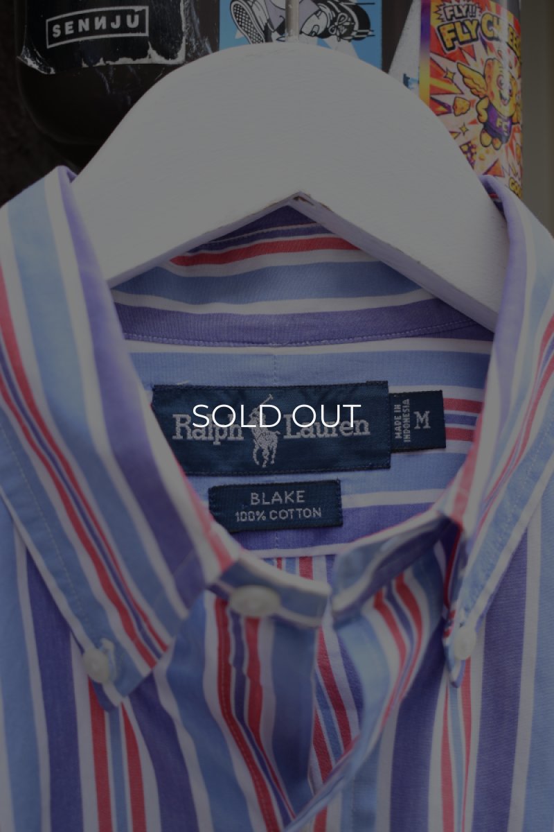 画像3: Ralph Lauren Stripe BD Shirt (3)