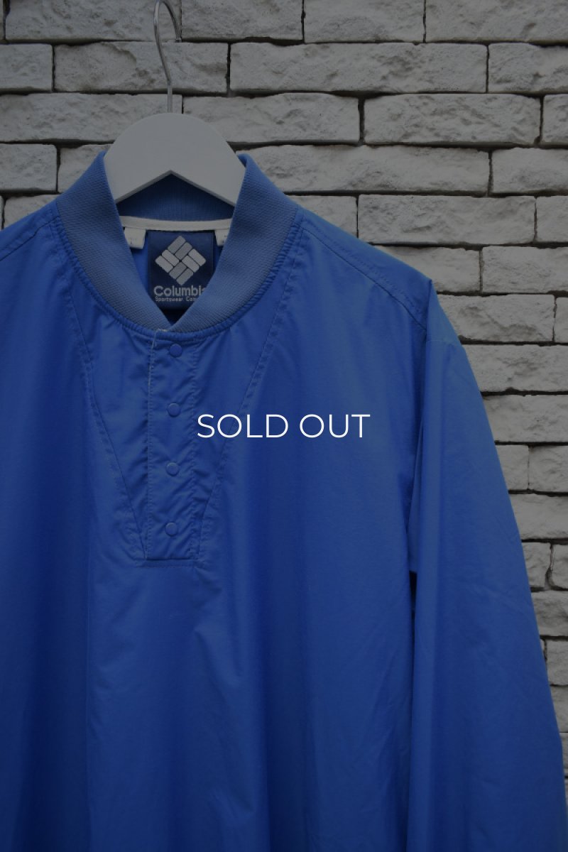 画像2: 80's Columbia Snap Neck Nylon Pullover (2)