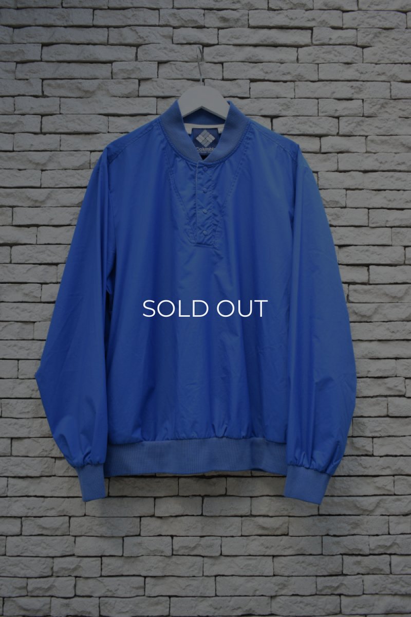 画像1: 80's Columbia Snap Neck Nylon Pullover (1)