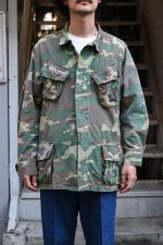 画像17: 70's US ARMY Jungle Fatigue Jacket -ERDL Camouflage Pattern- (17)
