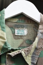画像2: 70's US ARMY Jungle Fatigue Jacket -ERDL Camouflage Pattern- (2)