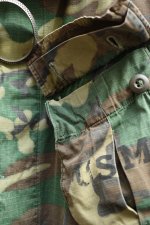 画像11: 70's US ARMY Jungle Fatigue Jacket -ERDL Camouflage Pattern- (11)