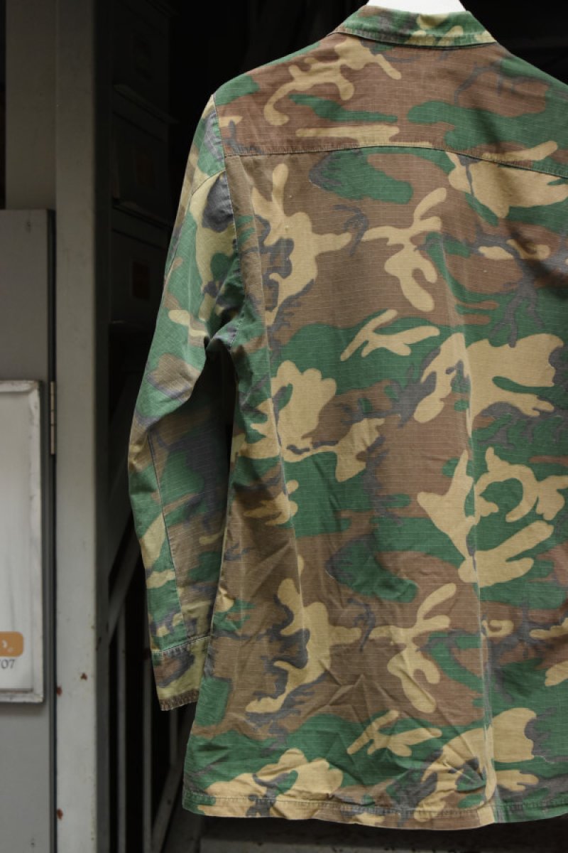 画像13: 70's US ARMY Jungle Fatigue Jacket -ERDL Camouflage Pattern- (13)