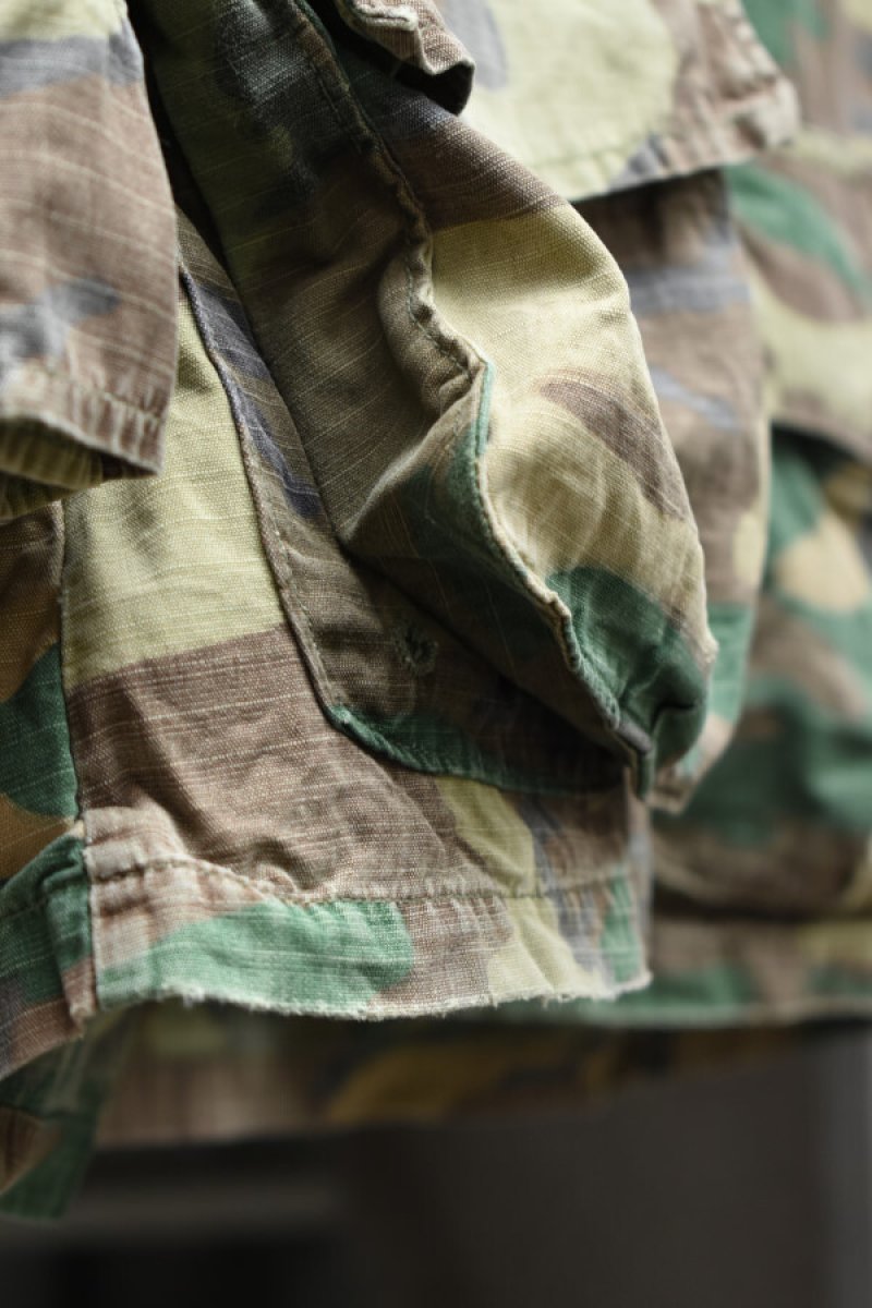 画像10: 70's US ARMY Jungle Fatigue Jacket -ERDL Camouflage Pattern- (10)