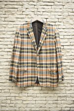 画像1: 60's Madras Check Tailored Jacket (1)