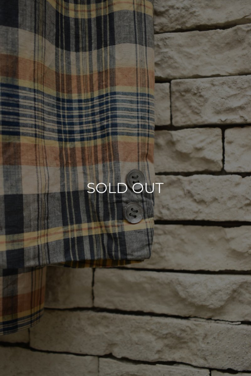 画像7: 60's Madras Check Tailored Jacket (7)