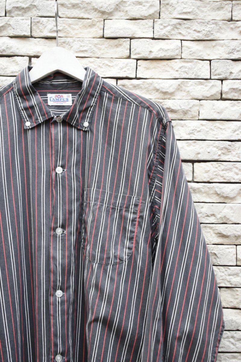 画像2: 50-60's CAMPUS Cotton BD/OC Shirt (2)