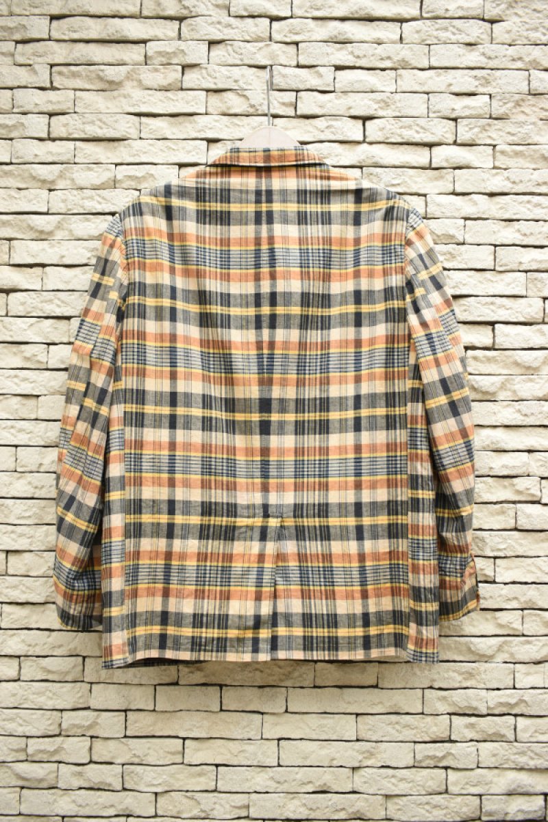画像11: 60's Madras Check Tailored Jacket (11)