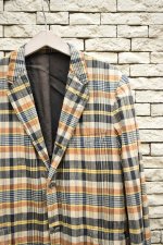 画像2: 60's Madras Check Tailored Jacket (2)