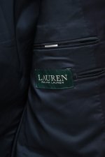 画像10: LAUREN RALPH LAUREN Single-Breasted 2B Navy Blazer (10)