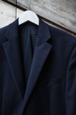 画像2: LAUREN RALPH LAUREN Single-Breasted 2B Navy Blazer (2)
