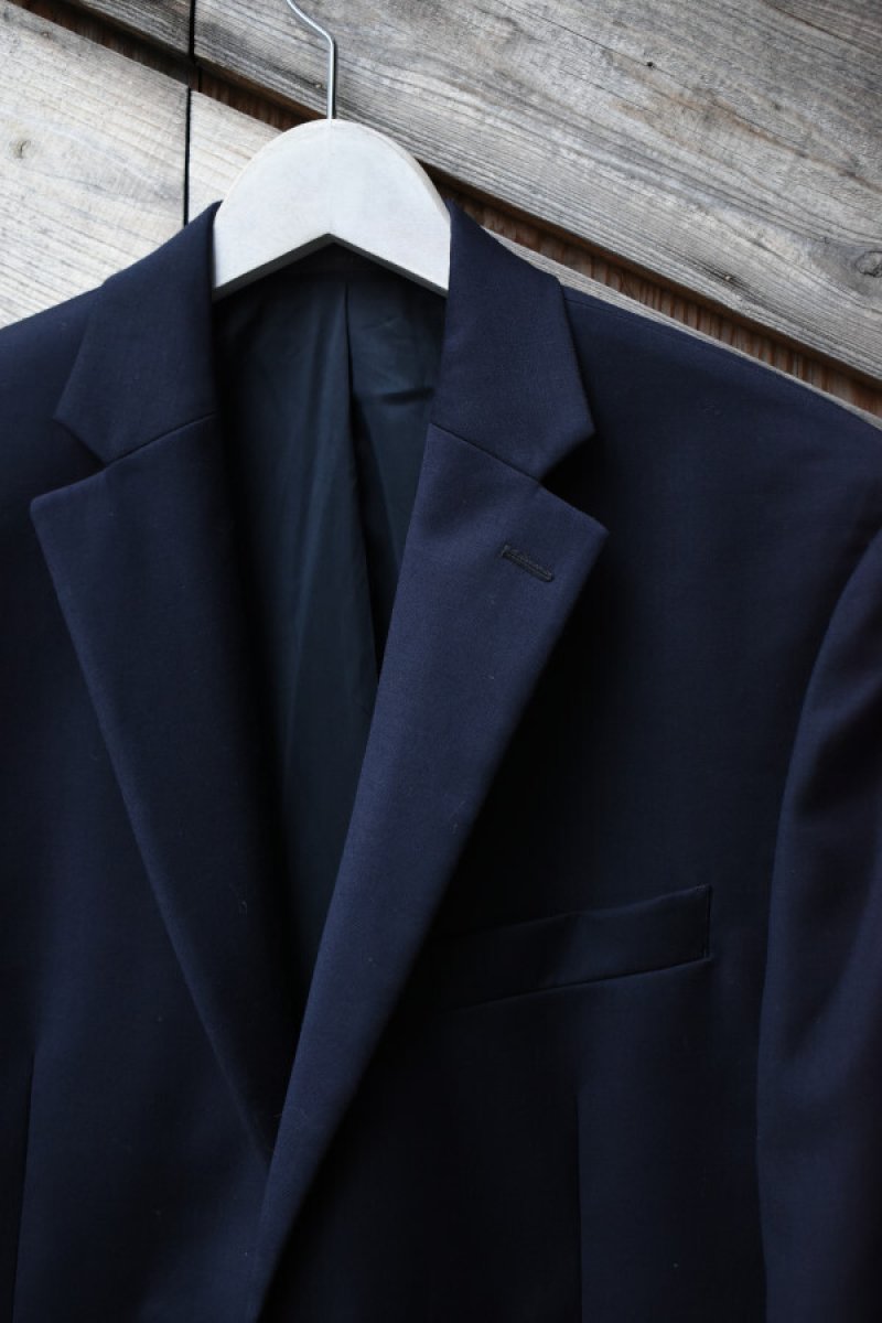 画像2: LAUREN RALPH LAUREN Single-Breasted 2B Navy Blazer (2)