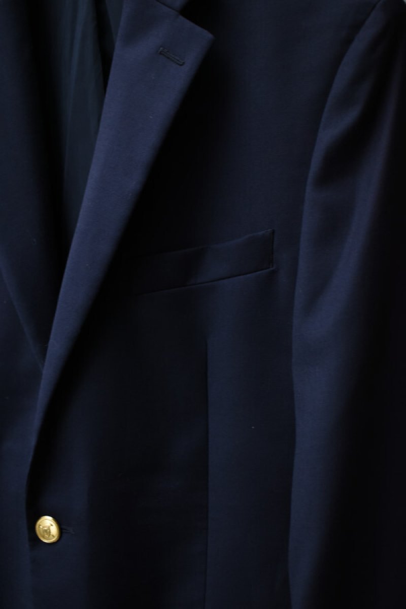 画像3: LAUREN RALPH LAUREN Single-Breasted 2B Navy Blazer (3)