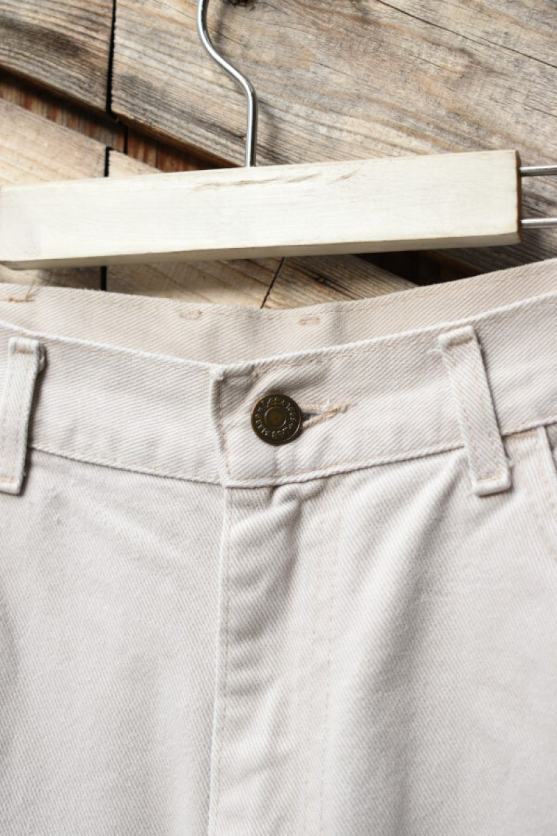 画像2: 80-90's Lee Ivory Color Denim Pants -MADE IN USA- (2)