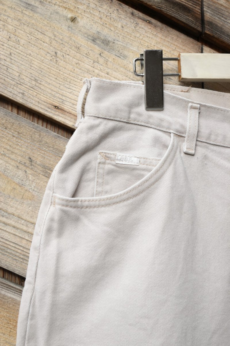 画像3: 80-90's Lee Ivory Color Denim Pants -MADE IN USA- (3)
