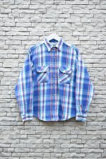 画像1: 70-80's FIVE BROTHER Check Flannel Shirt -MADE IN USA- (1)